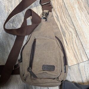 Ash Tan Belt Bag for Men